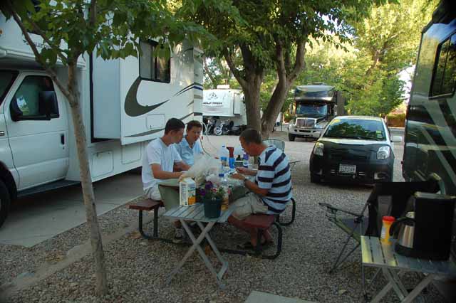 our campsite at Canyonlands Campground